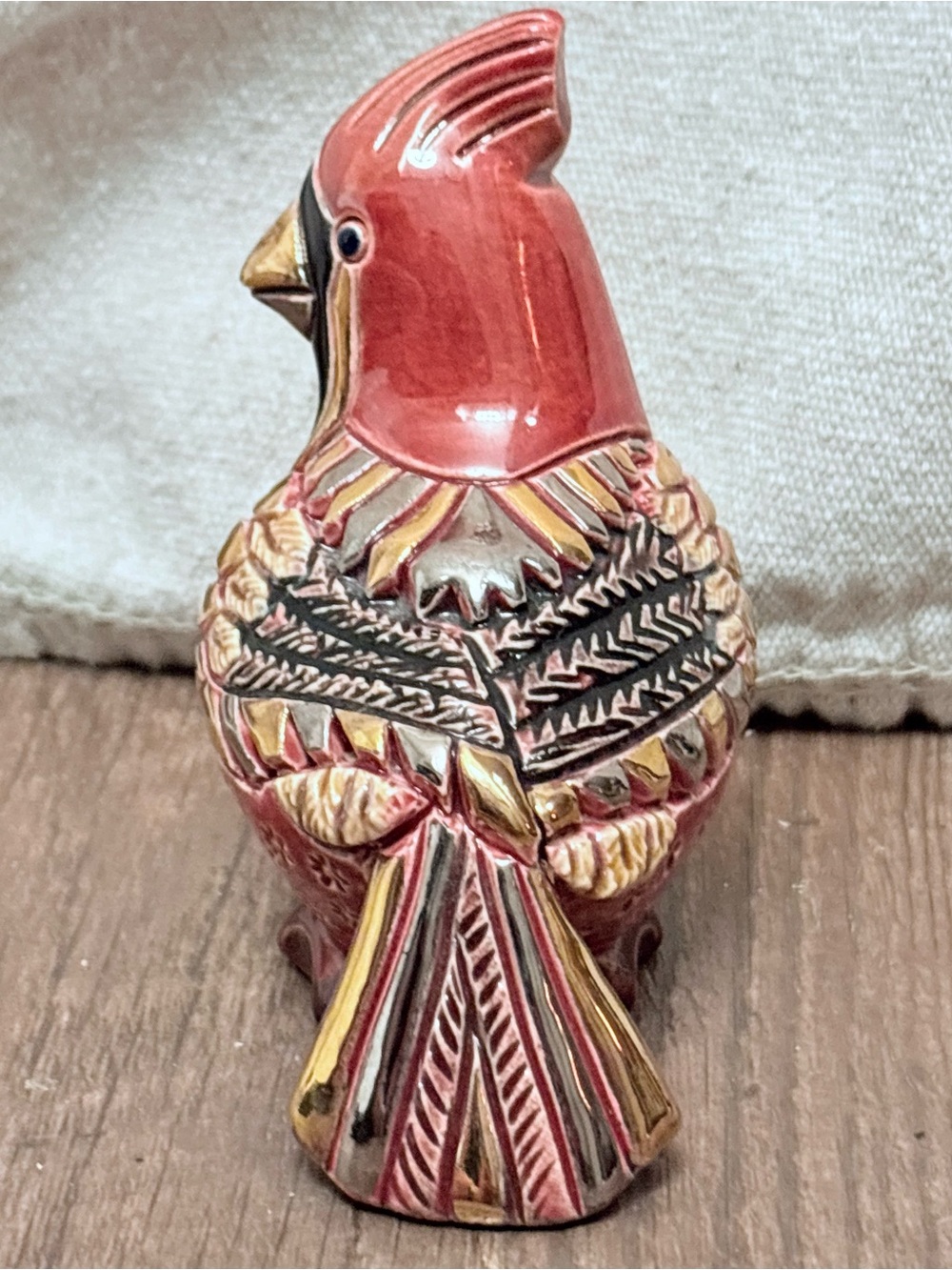 De Rosa Rinconada Hand-carved hand painted ooak Cardinal